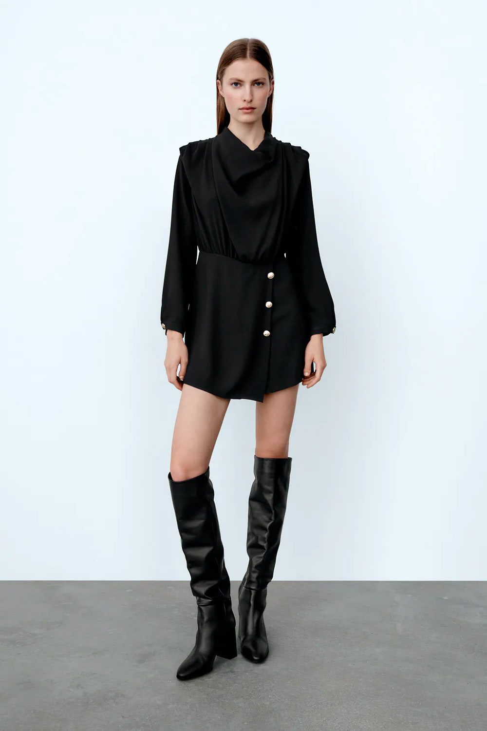 Playsuit With Golden Buttons